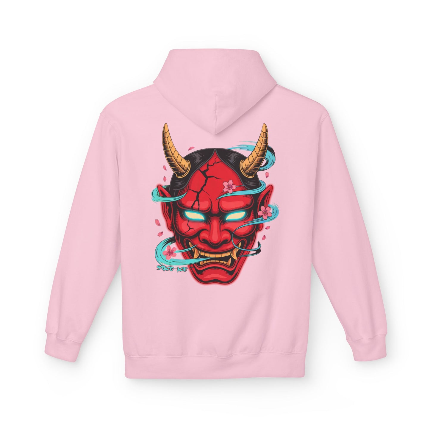 Hannya Mask Hoodie — Japanese Oni Mask Streetwear Pullover