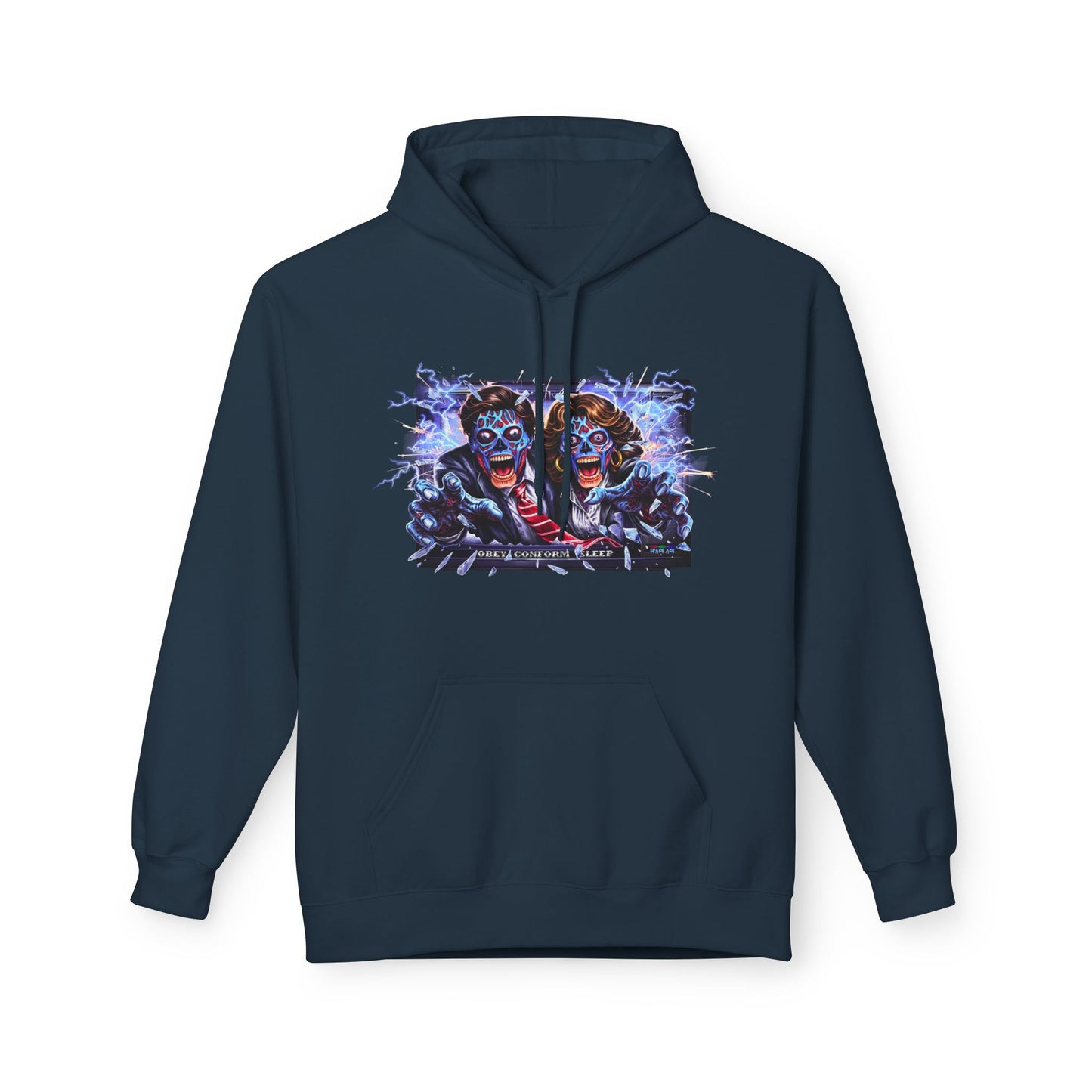 NASA Lies Hoodie — Conspiracy Graphic Pullover