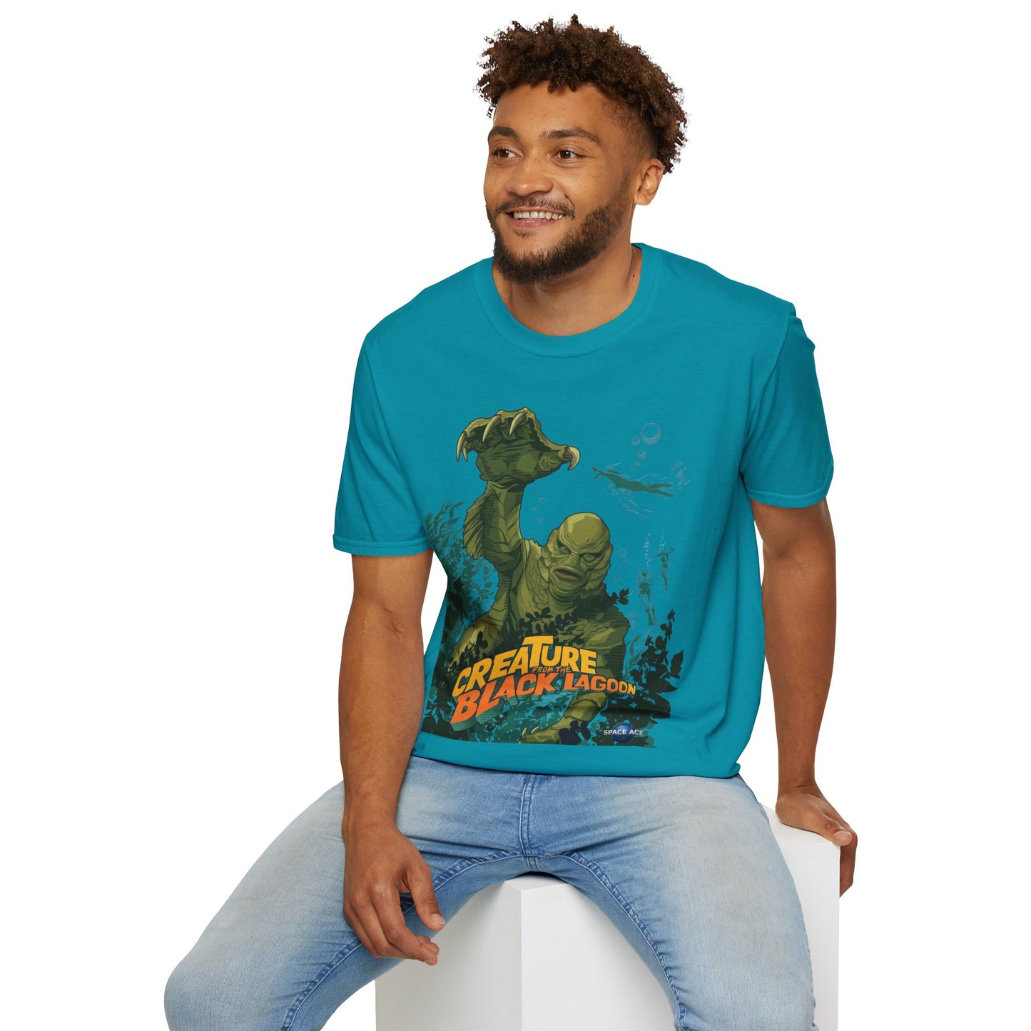 Creature Feature T‑Shirt — Vintage Swamp Monster Movie Graphic Tee