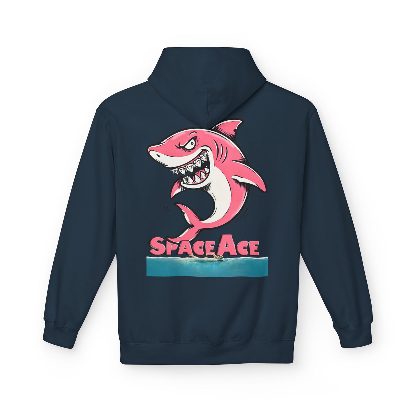 Space Ace Jawsy Hoodie – Retro Surf Graphic Pullover