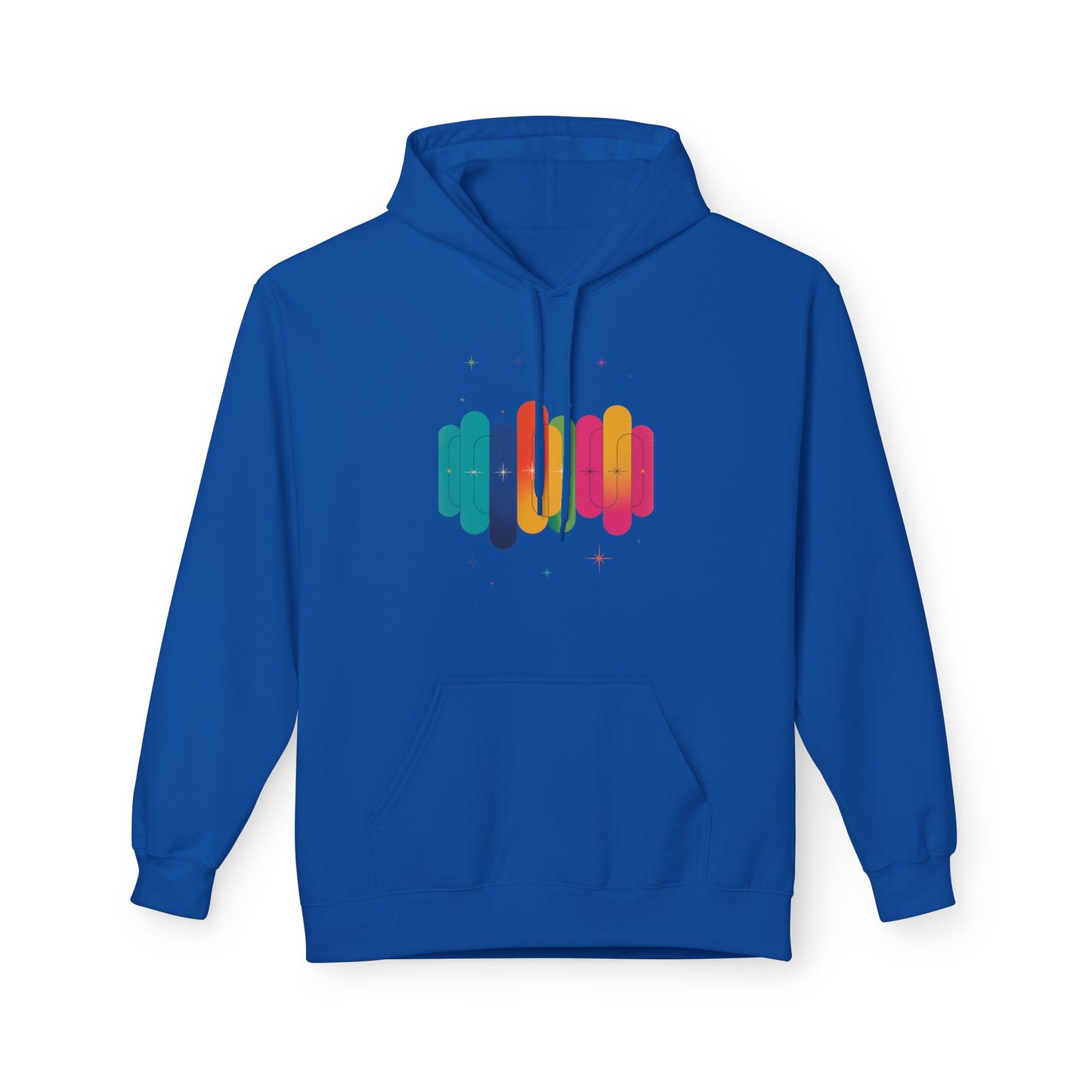 Rainbow Lips Hoodie — Colorful Graphic Pullover