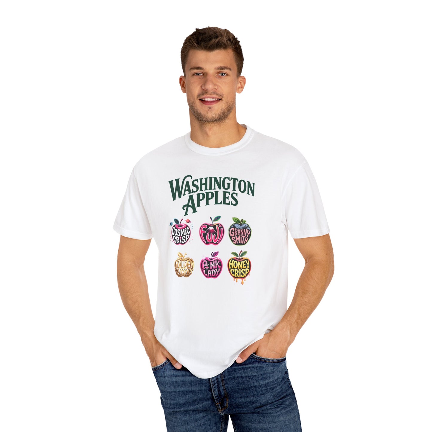 Washington Apples Graphic Tee, Series 1 Cosmic Crisp thru Honey Crisp
